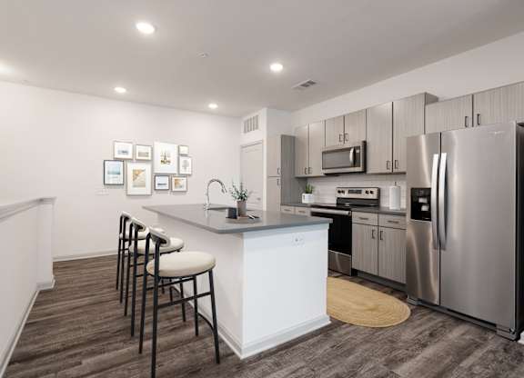 Kitchen With Stainless Steel Appliances