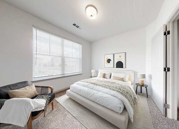 Bedroom with Abundant Natural Light