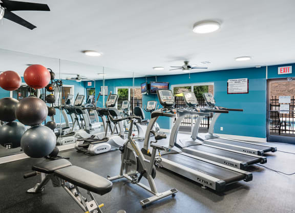 Cardio Equipment in the Fitness Center