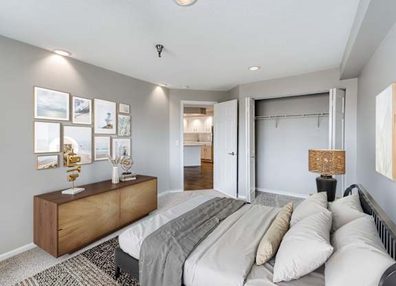 Bedroom with Large Closet