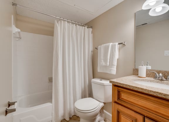 Bathroom With Tiled Shower