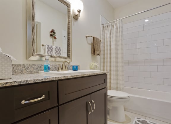Bathroom with Tiled Shower