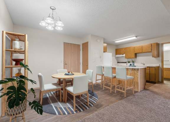 Separate Dining Area with Overhead lighting