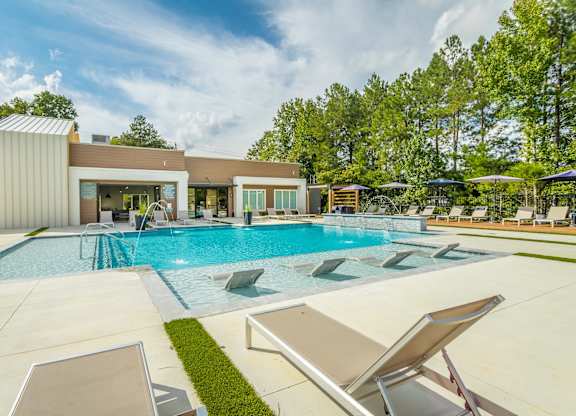 Outdoor Pool with Sundeck