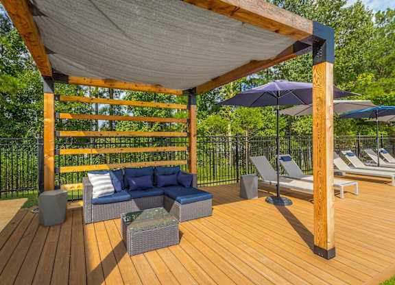 Wooden Pool Deck