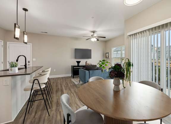 Separate Dining Area with Overhead lighting