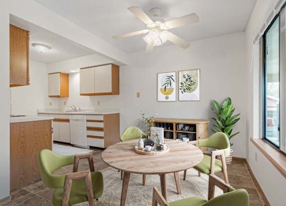 Separate Dining Area with Overhead lighting