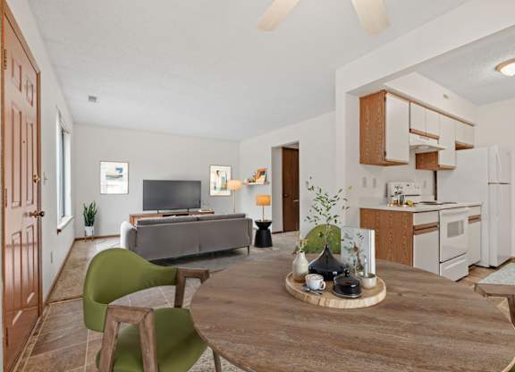 Separate Dining Area with Overhead lighting