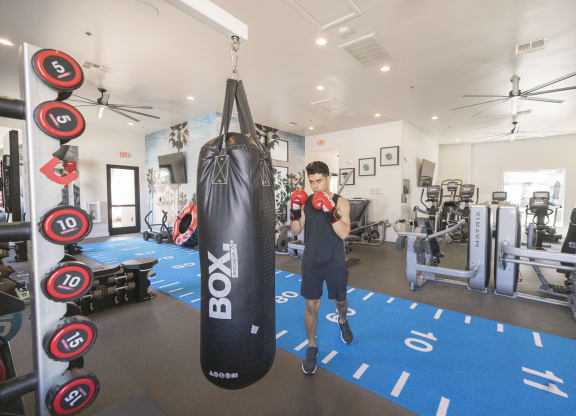 24hr Fitness Center at Haven Townhomes at P83 in Peoria Arizona