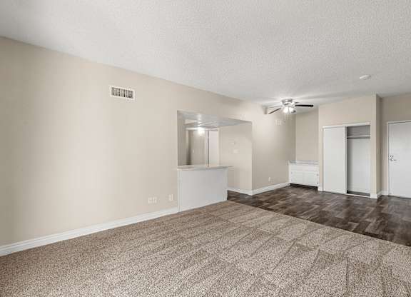 2x2 Living Room and Dining Area at Villa Toscana Apartments in Phoenix Arizona