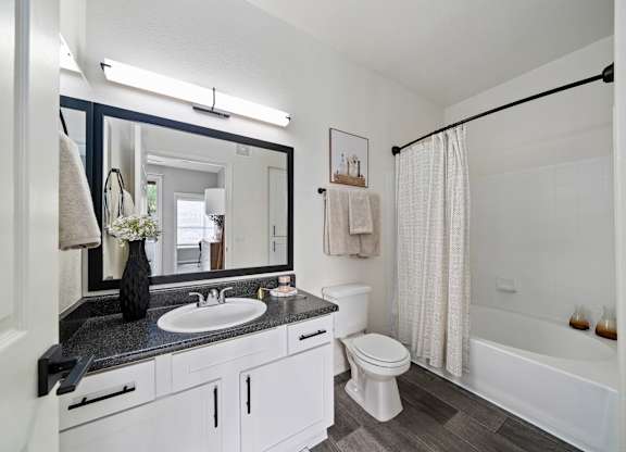 Bathroom at Bear Canyon Apartments in Tucson Arizona