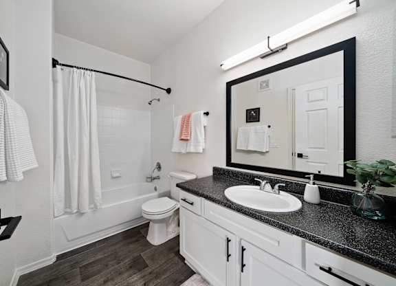 Bathroom at Bear Canyon Apartments in Tucson Arizona