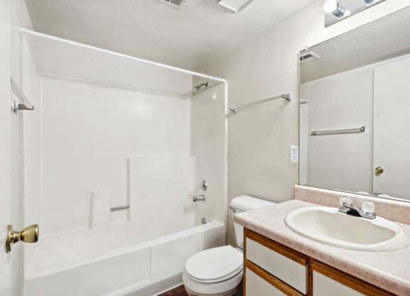 Bathroom at Kingman Station Apartments