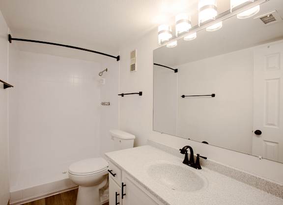 Bathroom at Los Altos Towers Apartments in Albuquerque NM