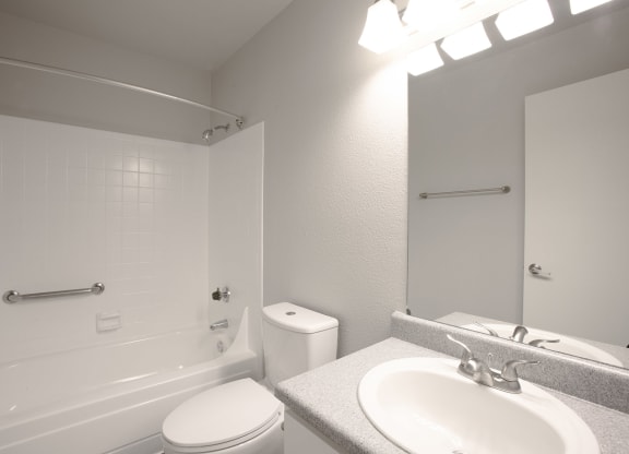 Bathroom at Orange Tree Village Apartments in Tucson AZ