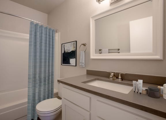 Bathroom at The Link at 4th Ave in Tucson Arizona