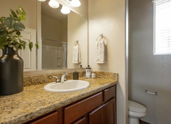 Bathroom Vanity at Casitas at San Marcos in Chandler AZ Nov 2020