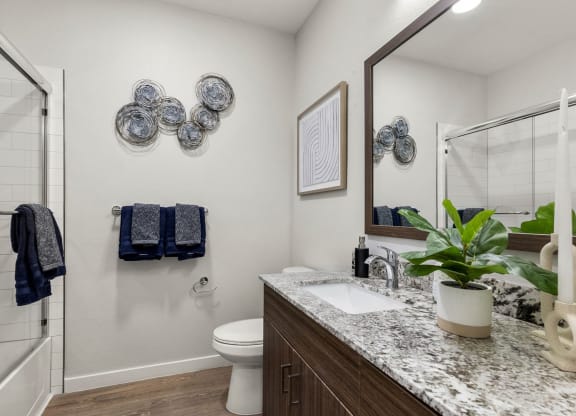 Bathroom with Shower and Bathtub at Tucson Landing, Arizona, 85714