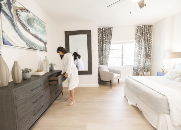 Bedroom at Haven Townhomes at P83 in Peoria Arizona 2023