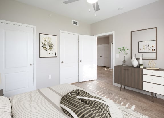 Bedroom at Links at Forest Creek in Round Rock Texas near Austin