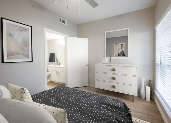 Bedroom at Links at Forest Creek in Round Rock Texas near Austin