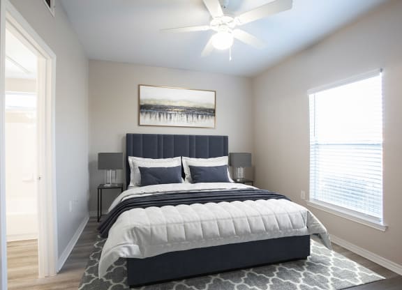 Bedroom at Links at Forest Creek in Round Rock Texas near Austin