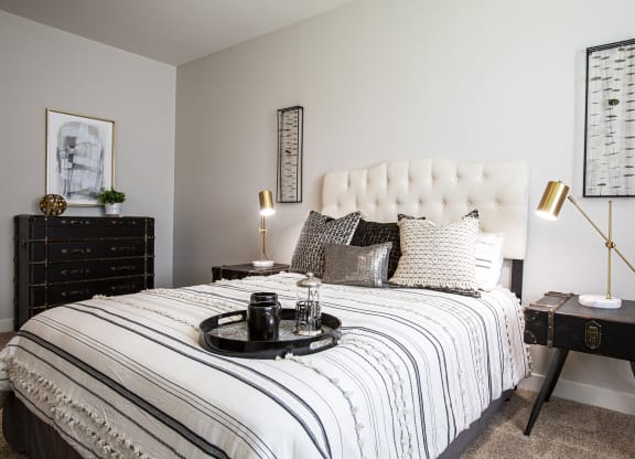 Bedroom at Senderos at South Mountain in Phoenix AZ September 2020