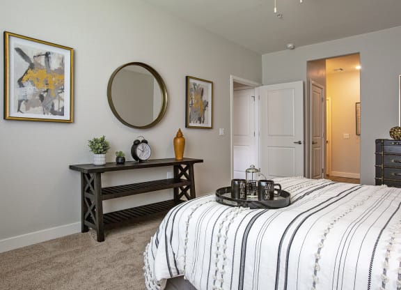 Bedroom at Senderos at South Mountain in Phoenix AZ September 2020