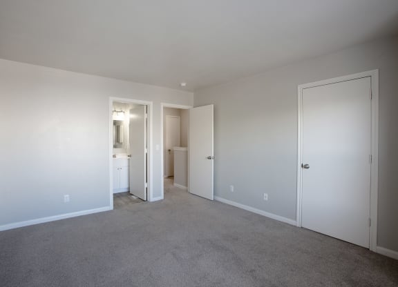 Bedroom at The Bluffs at Tierra Contenta Apartments in Santa Fe New Mexico