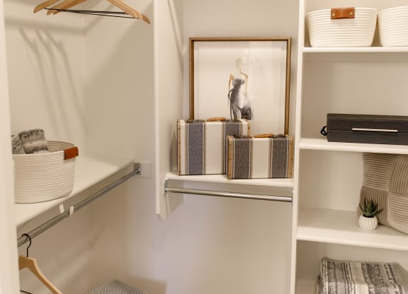 Closet at The Aster at Mountain Vista Apartments in Mesa Arizona