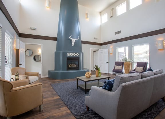 Clubhouse at The Bluffs at Tierra Contenta Apartments