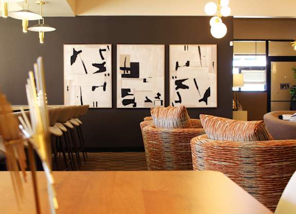 Clubhouse Decor at Los Altos Towers Apartments in Albuquerque NM