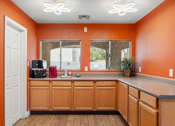 Clubhouse Kitchen at Villa Toscana Apartments in Phoenix Arizona