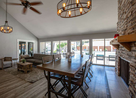 Clubhouse Open Concept at Orange Tree Village Apartments in Tucson AZ