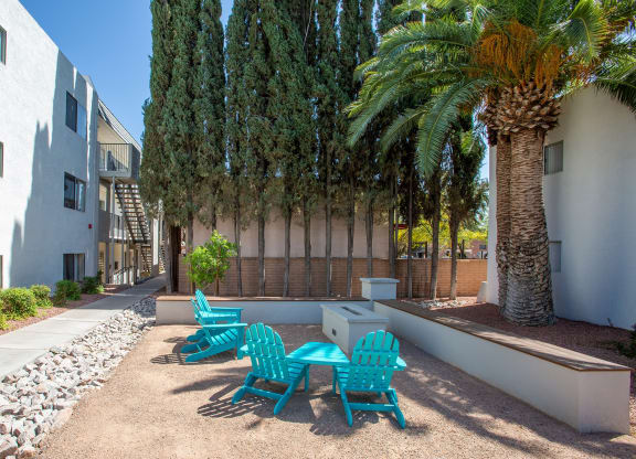Fire Pit Area at The Link at 4th Ave Apartments