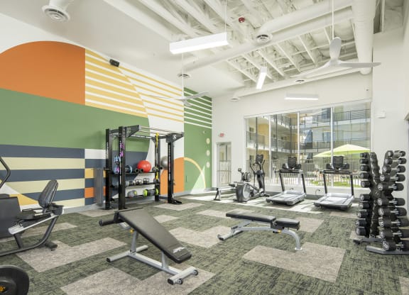 Fitness Center at Cabana Bridges Apartments in Tucson Arizona