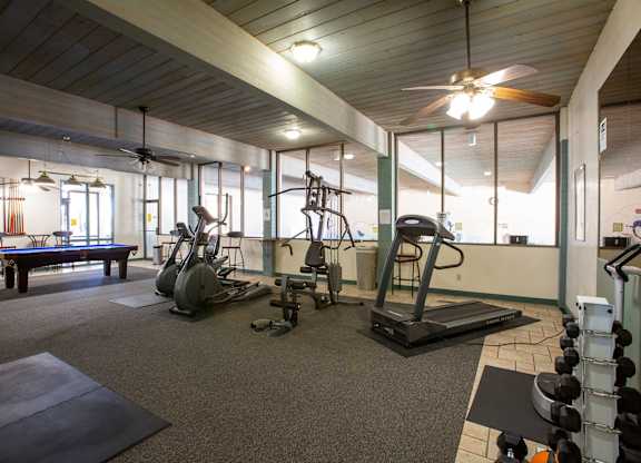 Fitness Center at Los Altos Towers Apartments in Albuquerque NM