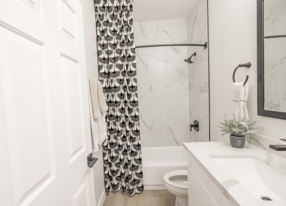 Full Bathroom at Haven Townhomes at P83 in Peoria Arizona