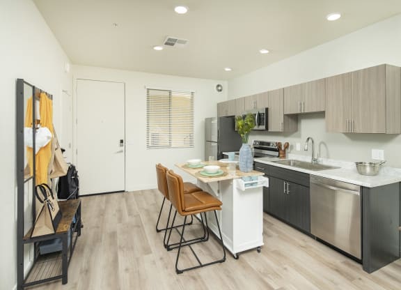 Full Kitchen at Cabana Bridges Apartments in Tucson Arizona