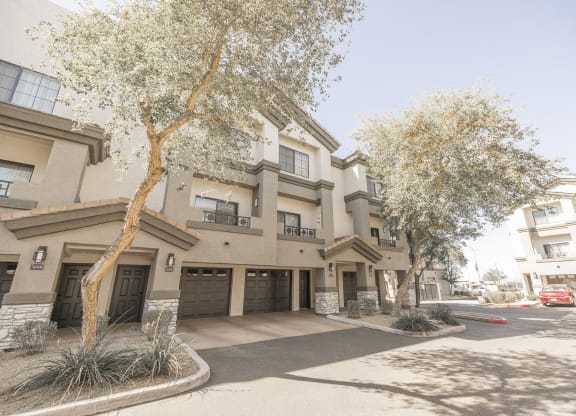 Garages at Haven Townhomes at P83 in Peoria Arizona