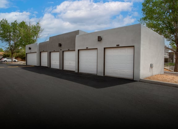 Garages at The Bluffs at Tierra Contenta Apartments