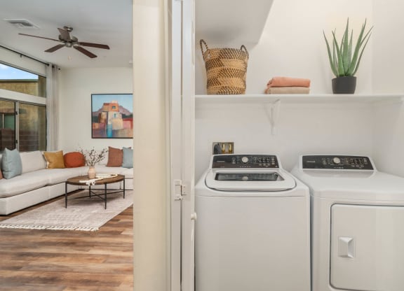 In Unit Washer and Dryer at Avilla Marana Apartment Homes in Tucson Arizona