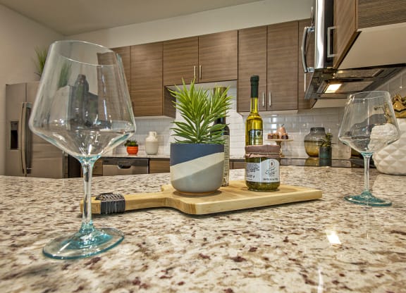 Kitchen at Senderos at South Mountain in Phoenix AZ September 2020