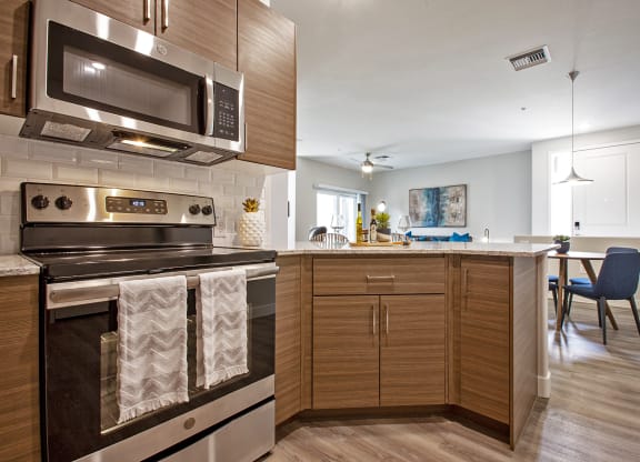 Kitchen at Senderos at South Mountain in Phoenix AZ September 2020
