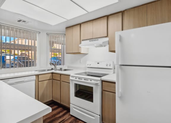 Kitchen at Stone Ridge Apartments in Bullhead City