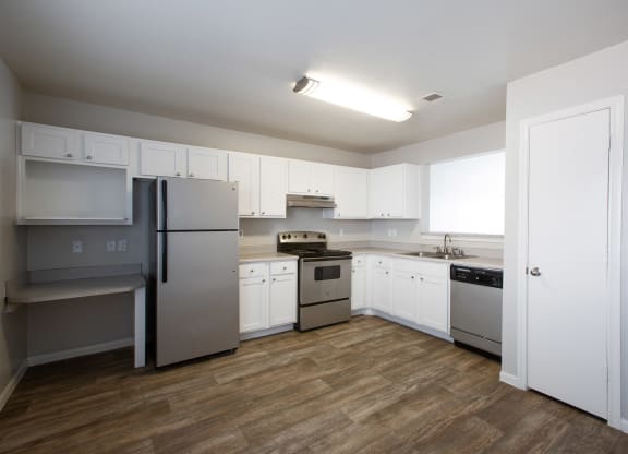 Kitchen at The Bluffs at Tierra Contenta Apartments in Santa Fe New Mexico