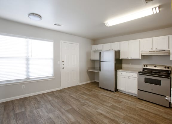 Kitchen at The Bluffs at Tierra Contenta Apartments in Santa Fe New Mexico