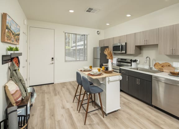 Kitchen with Appliances at Cabana Bridges Apartments in Tucson Arizona
