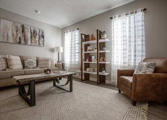 Living Rom at Norte Villas in Albuquerque New Mexico