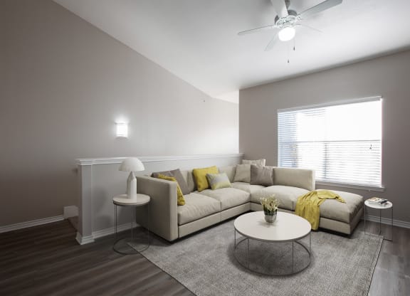 Living Room at Links at Forest Creek in Round Rock Texas near Austin